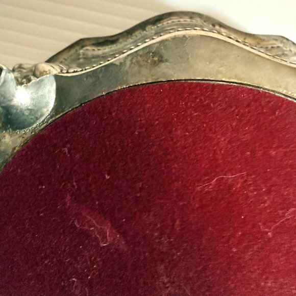 Vintage Silver Plate Hinged Jewelry Trinket Box Lion Crest & Feet Int'l Silver - Picture 12 of 15